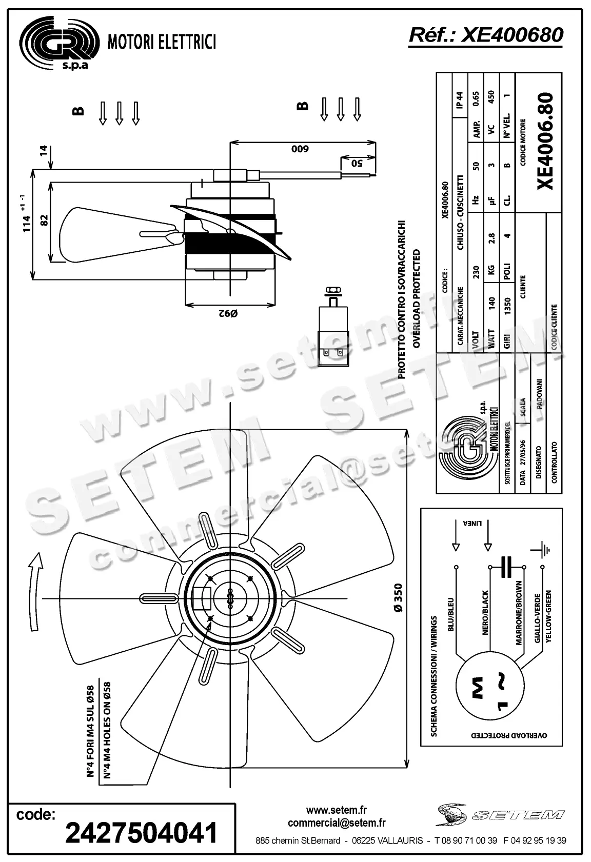 2427504041-MOTOHELICE GR XE400680 3