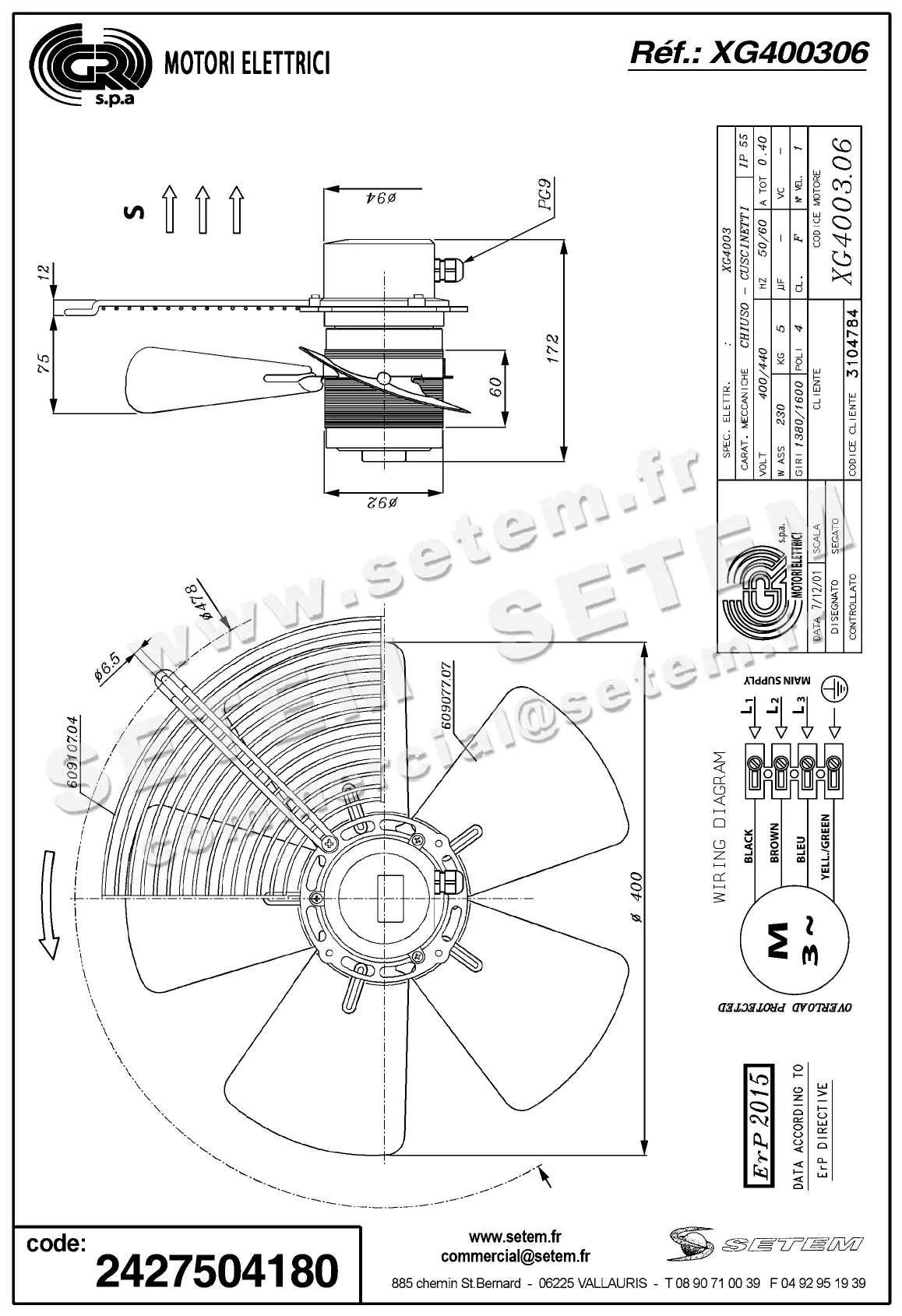 2427504180-VENTILATEUR GR XG400306 2