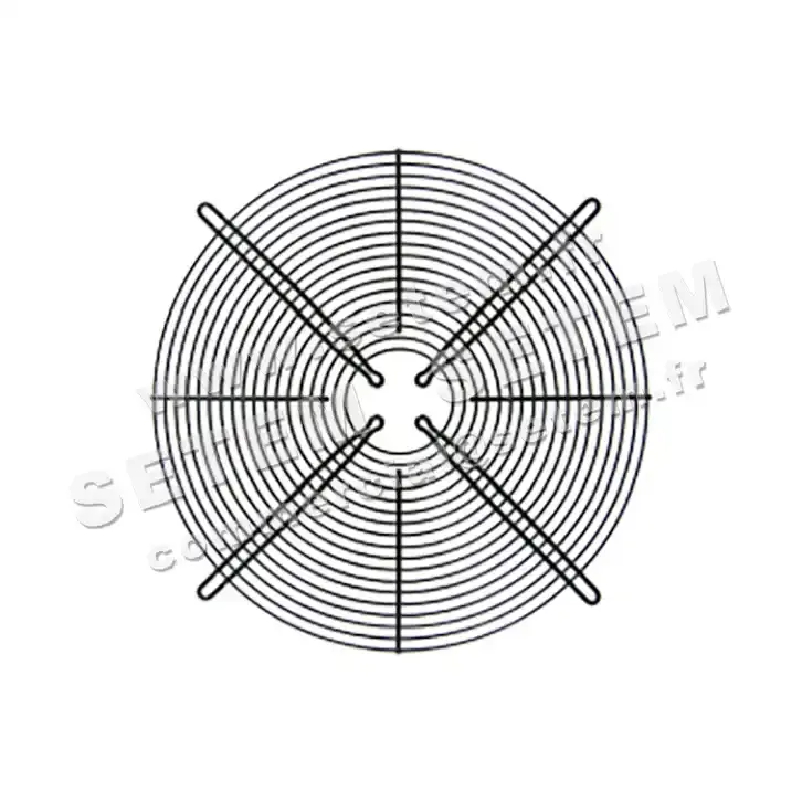 2427504950-GRILLE GR PLATE D400MM