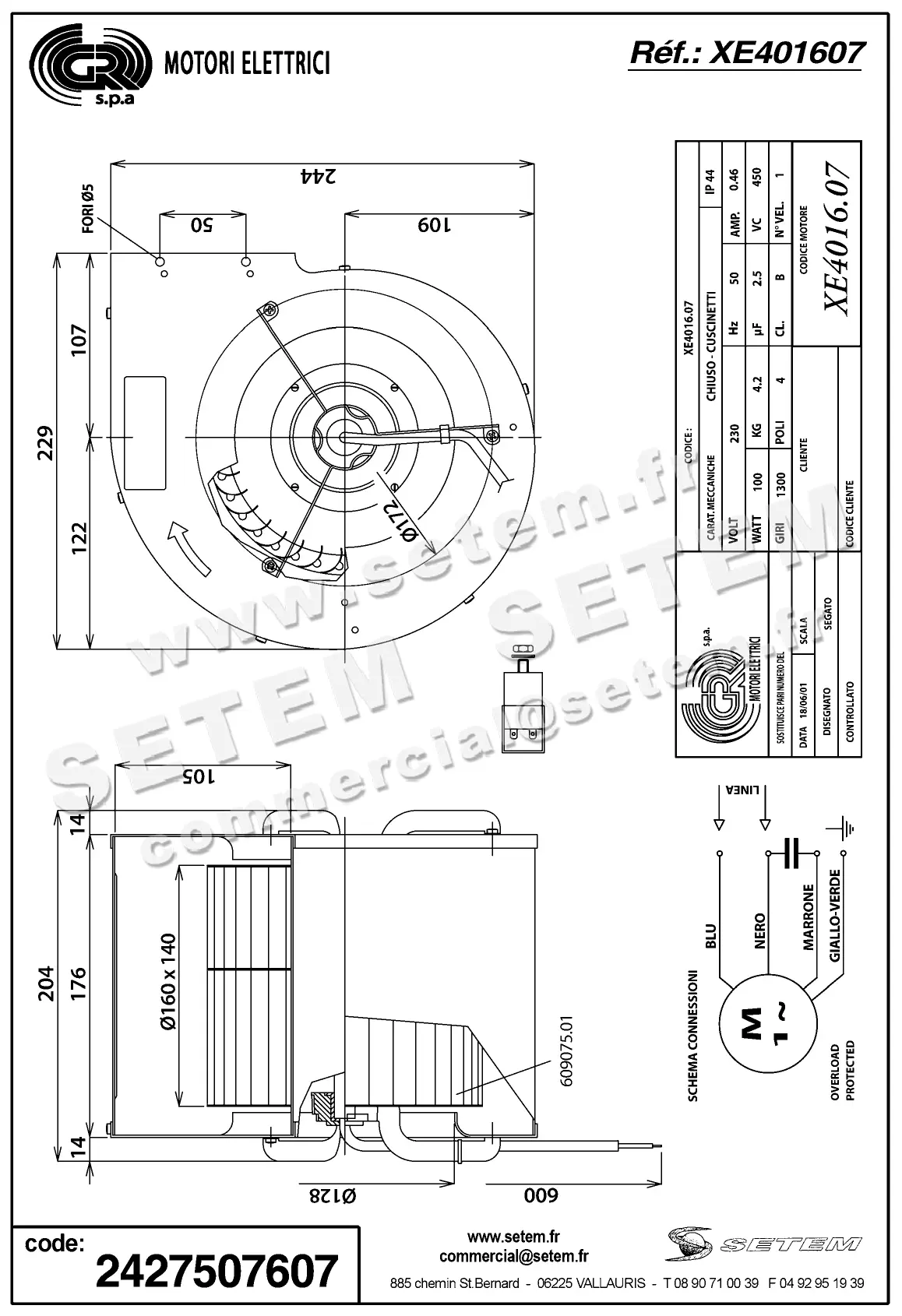 2427507607-MOTOTURBINE GR XE401607 2
