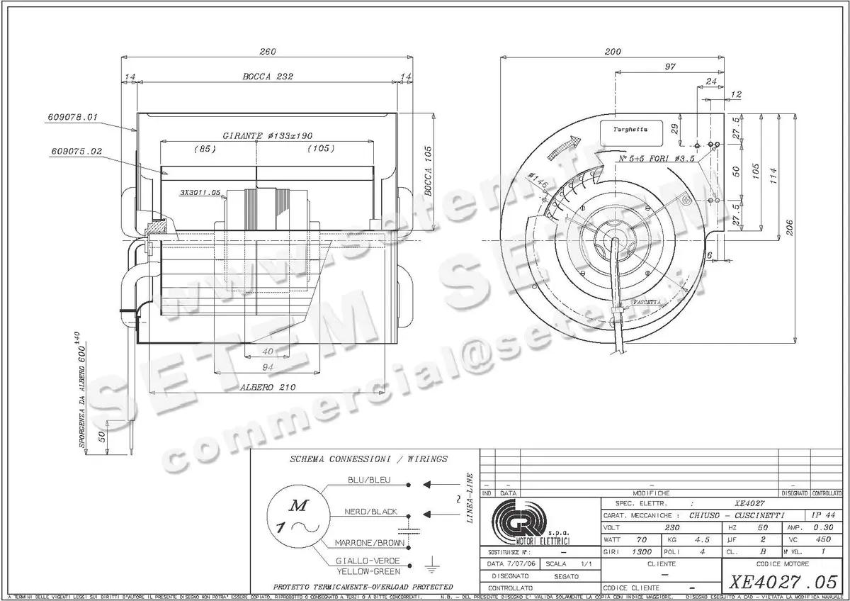 2427507608-MOTOTURBINE GR 4M133X190.1V *XE402705*