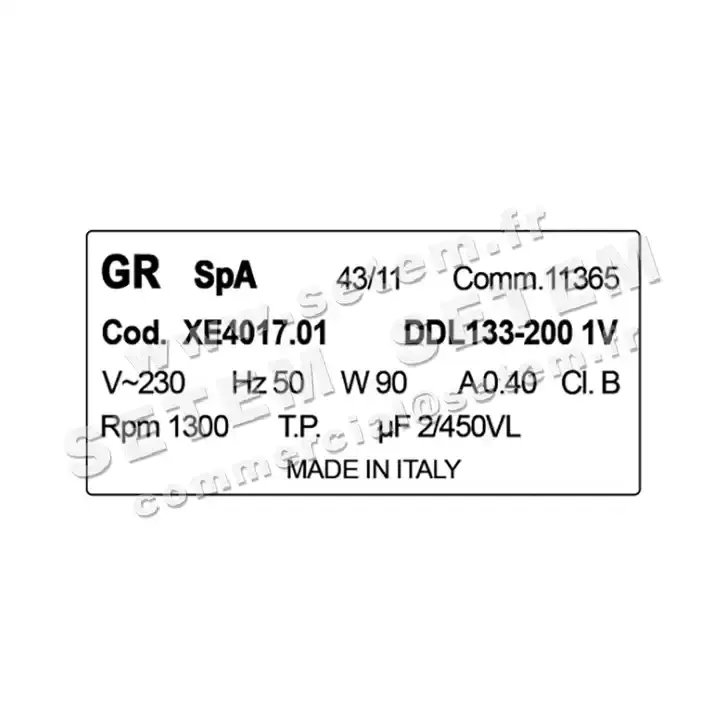 2427507702-MOTOTURBINE GR DDL133X200 "740030" *XE401701* 3