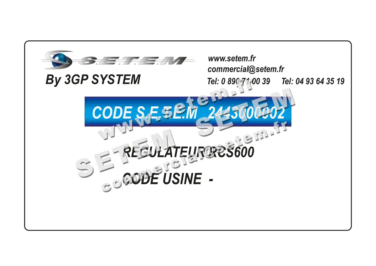 2443000002-REGULATEUR 3GP RCS600 2