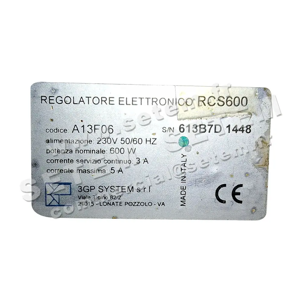2443000002-REGULATEUR 3GP RCS600 3