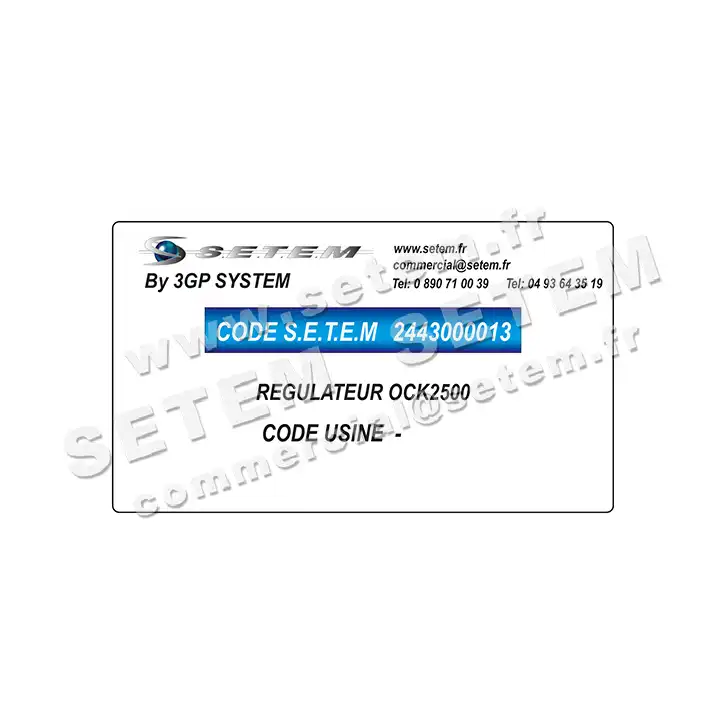 2443000013-REGULATEUR 3GP OCK2500 2