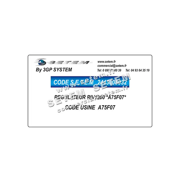 2443008032-REGULATEUR 3GP RIV1200 *A75F07* 7