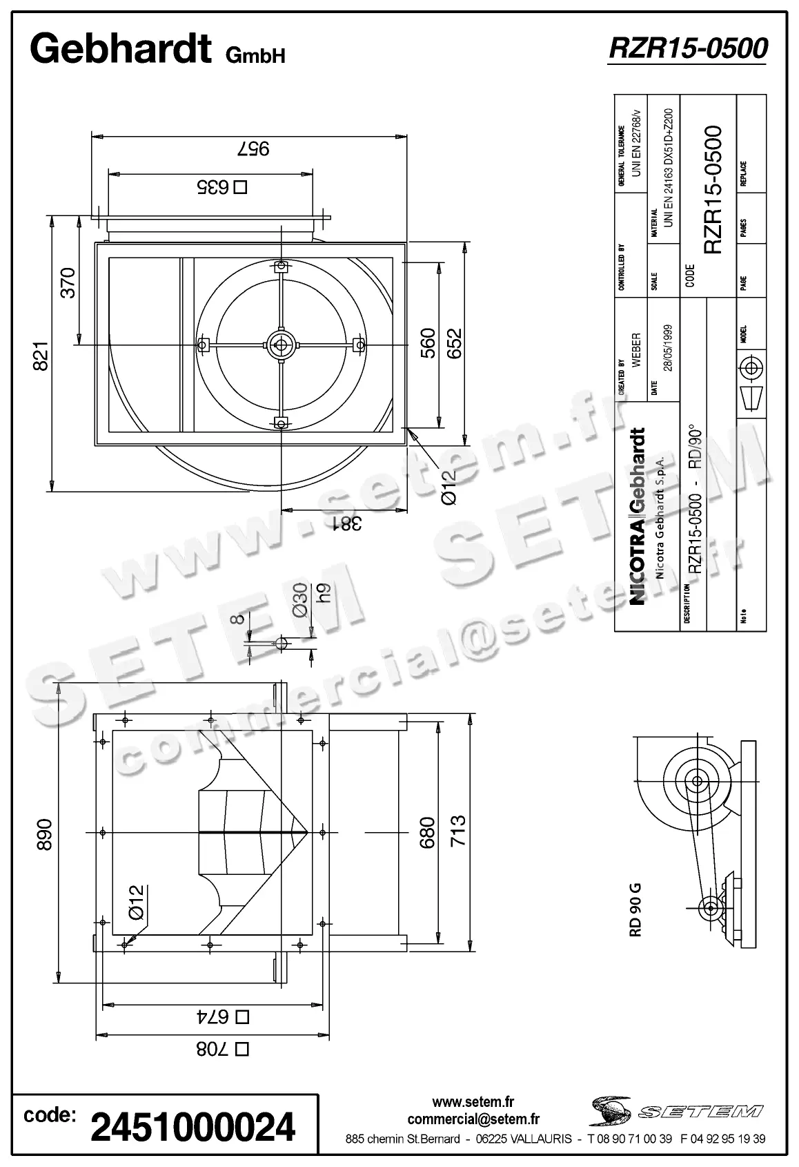 2451000024-VENTILATEUR GEBHARDT RZR15.0500 2