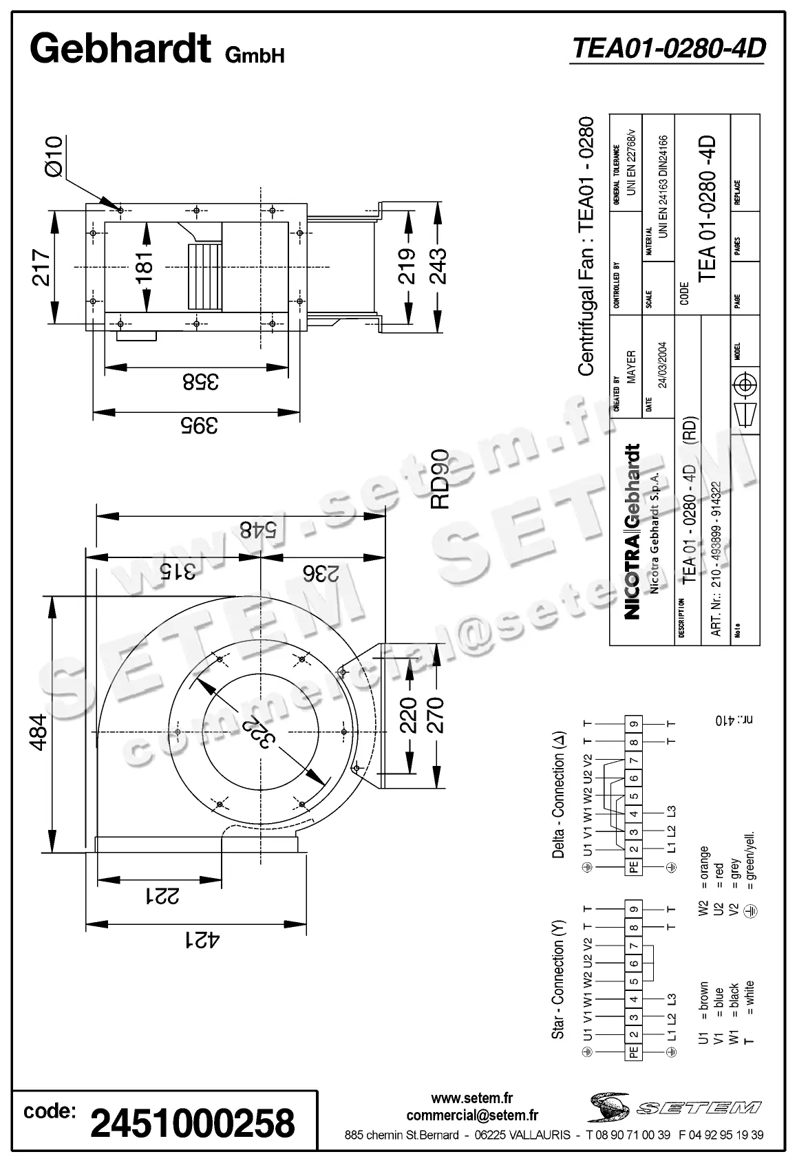 2451000258-VENTILATEUR GEBHARDT TEA01.0280.4D RD 90° 2