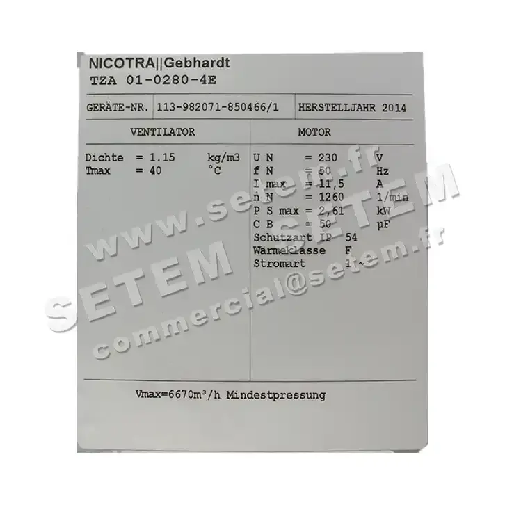 2451002054-VENTILATEUR GEBHARDT RDH355L *632107W* 2