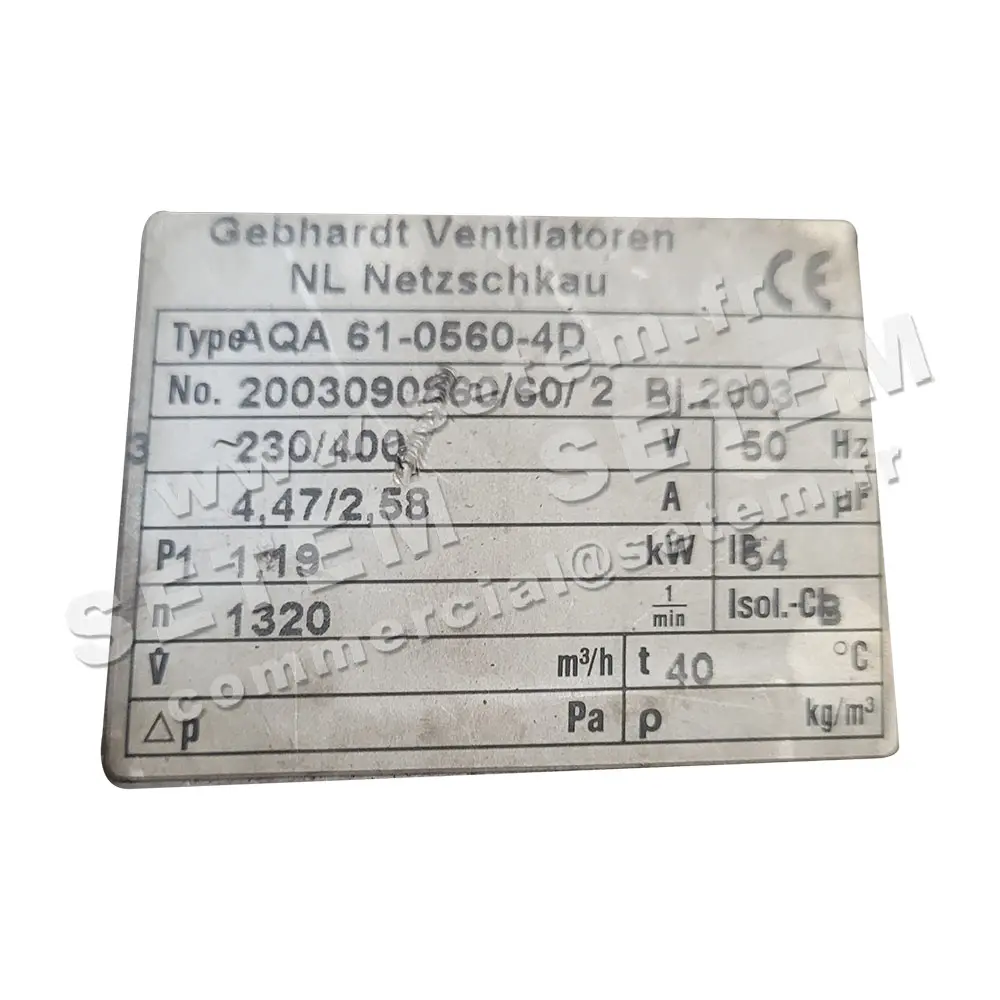 2451002117-VENTILATEUR GEBHARDT AQA61.0560.4D