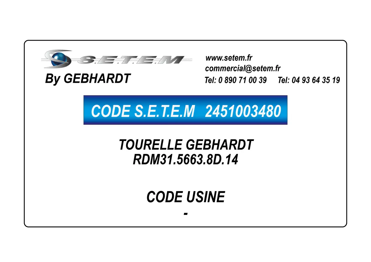2451003480-TOURELLE GEBHARDT RDM31.5663.8D.14