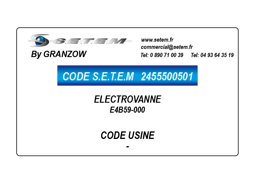 ELECTROVANNE E3B15-00V