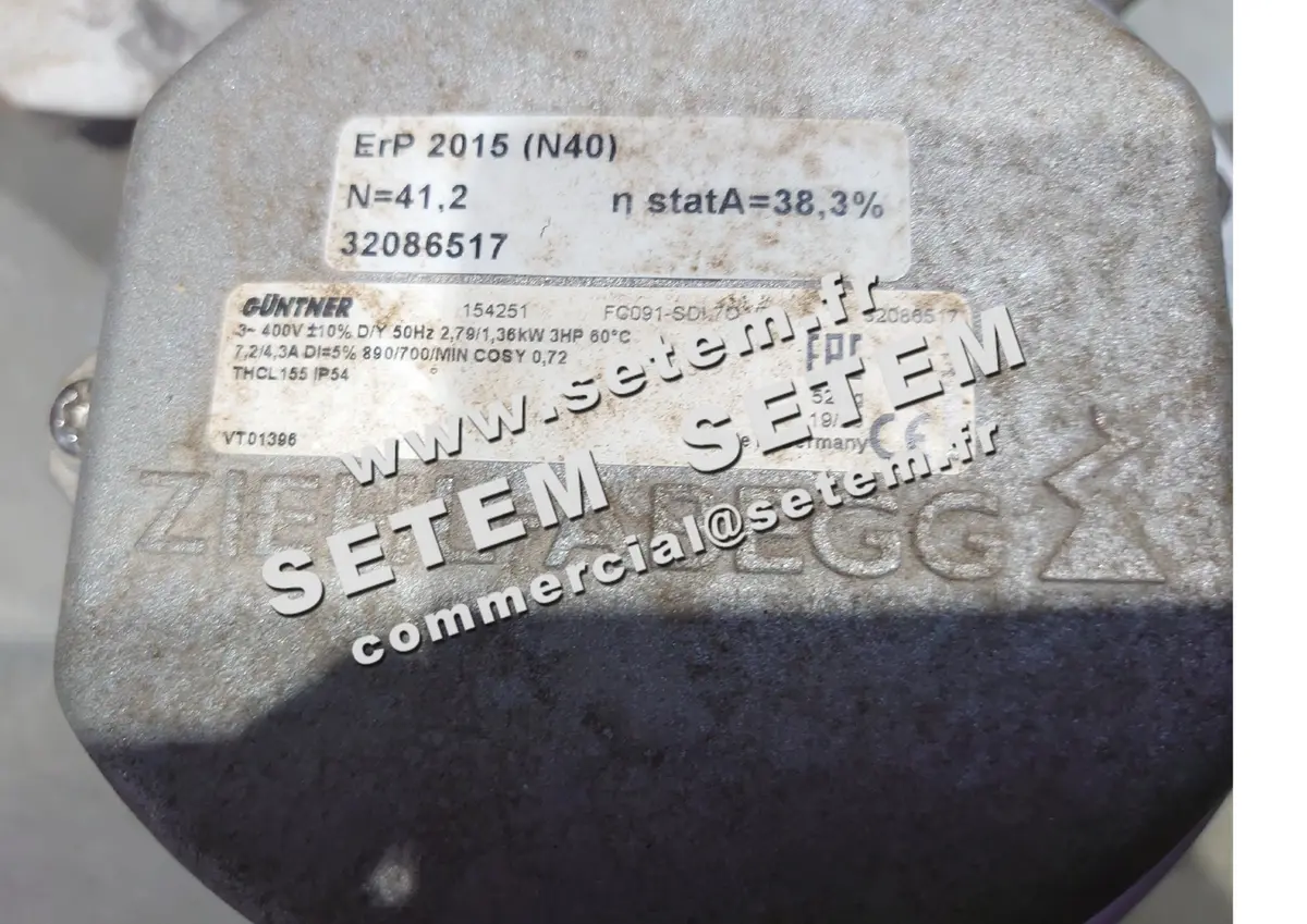 2468000250-VENTILATEUR GUNTNER FC091-SDI.7Q.V7 154251 *VT01396*