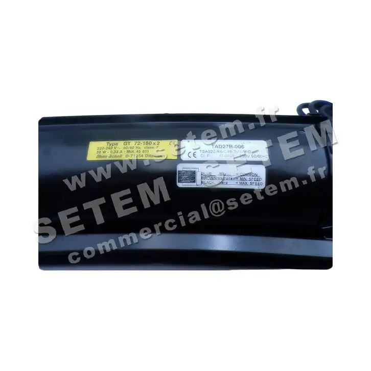 VENTILATEUR GT72-180X2 TAD27B-006 TSA022-R6-C48-2V-UMID 3