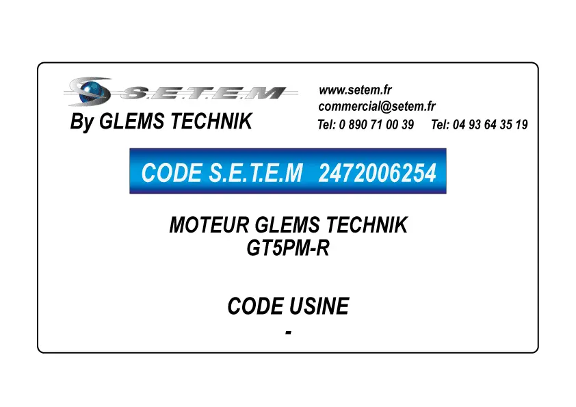 2472006254-MOTEUR GLEMS GT5PM-R