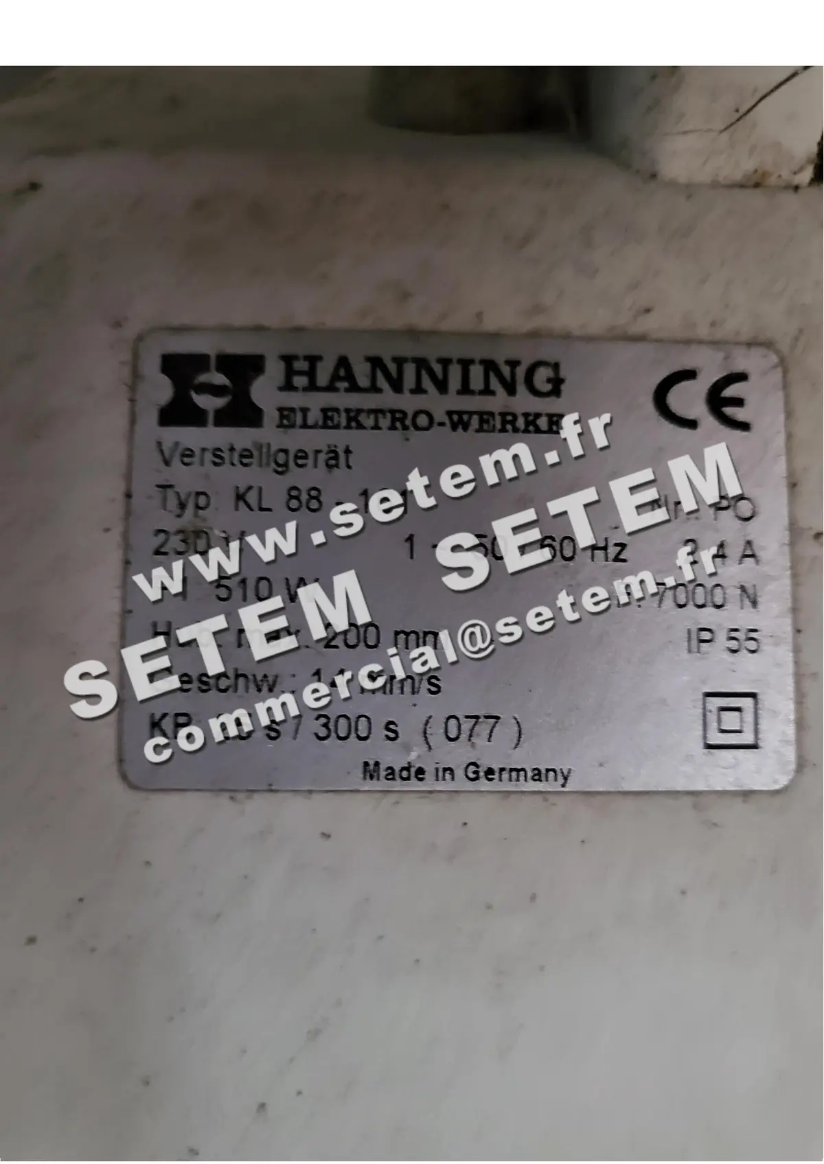 2729003698-VERIN HANNING KL88-161