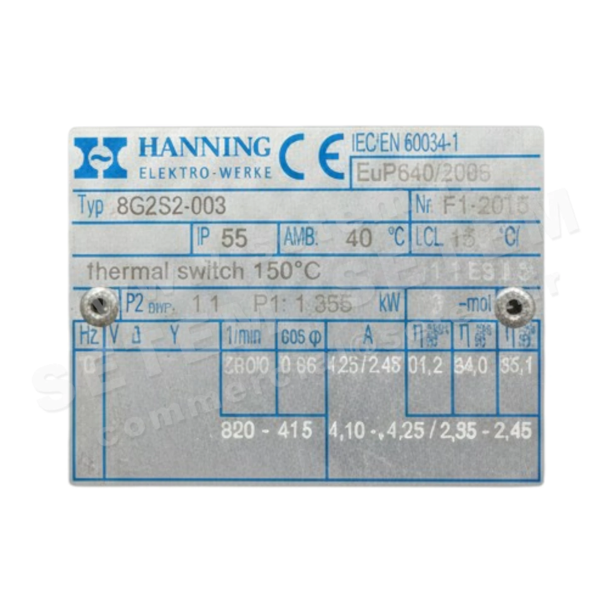 2729005014-MOTEUR HANNING 8G2S2-003