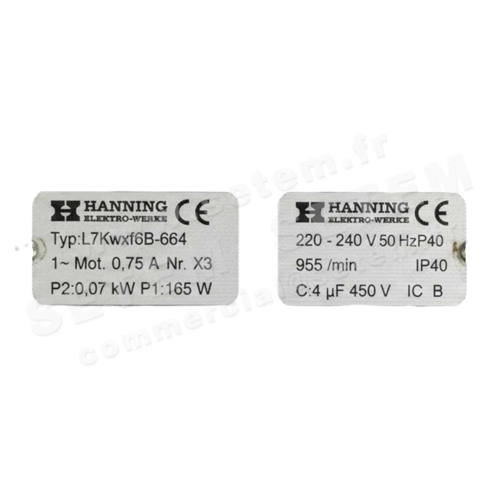 2729005599-MOTEUR HANNING L7KWXF6B-664 2