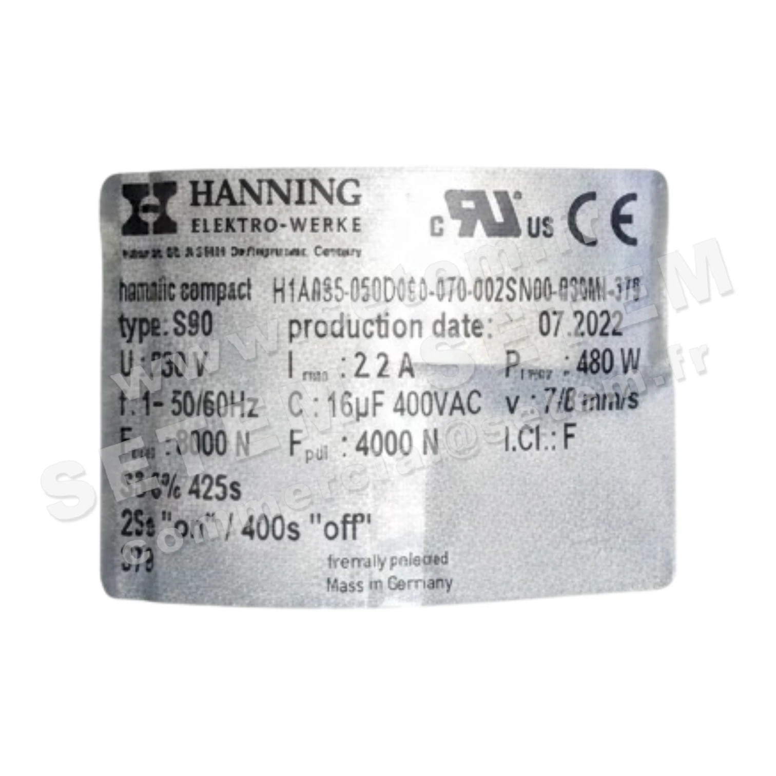 MOTEUR S90 *H1A095-050D080-070-002SN00-0300N-379*