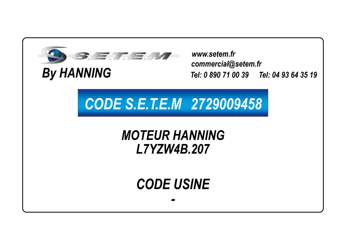 2729009458-MOTEUR HANNING L7YZW4B.207