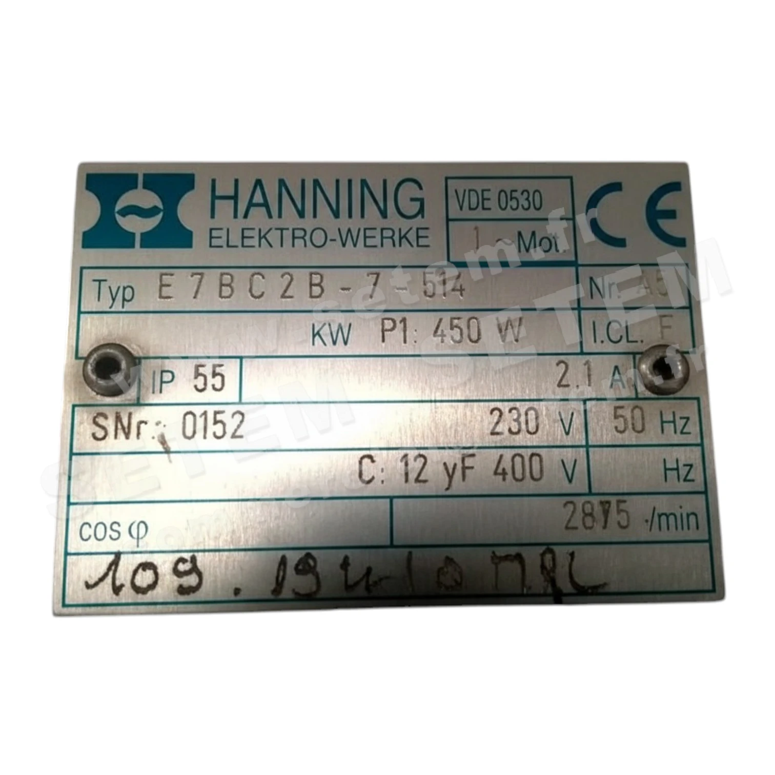 2729009841-MOTEUR HANNING E7BC2B7.514