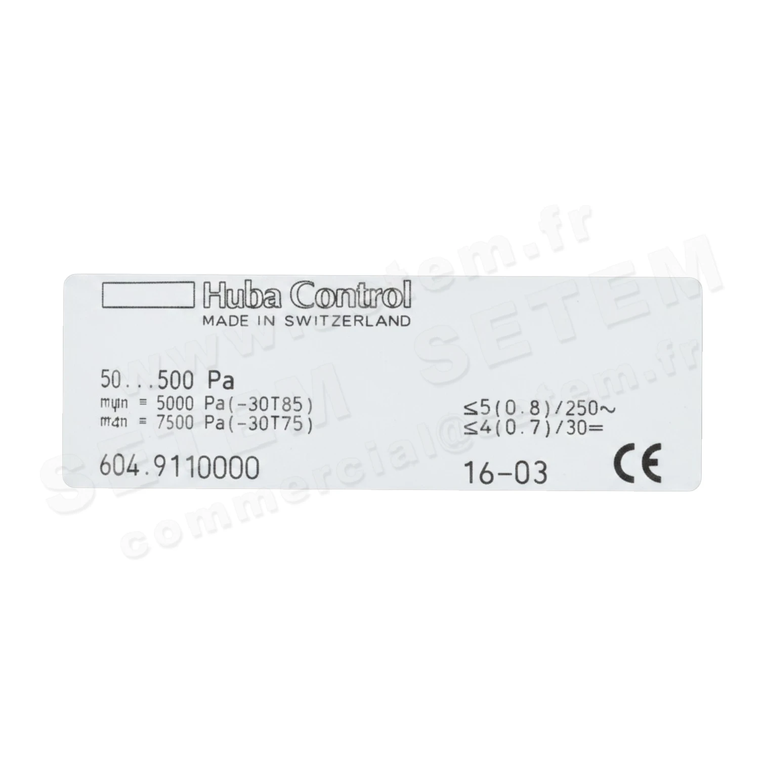 PRESSOSTAT 604.9110000 2