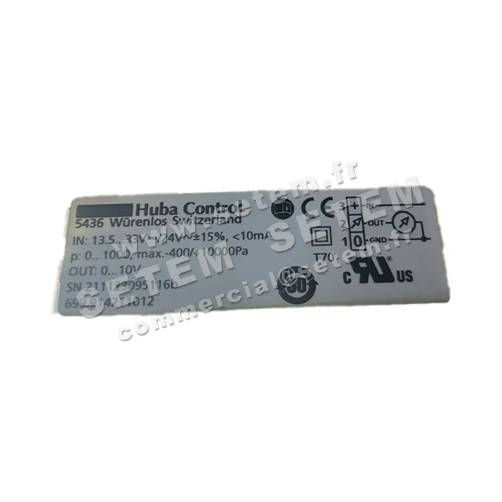 2737604001-TRANSMETTEUR DE PRESSION HUBA 699.914211012 2