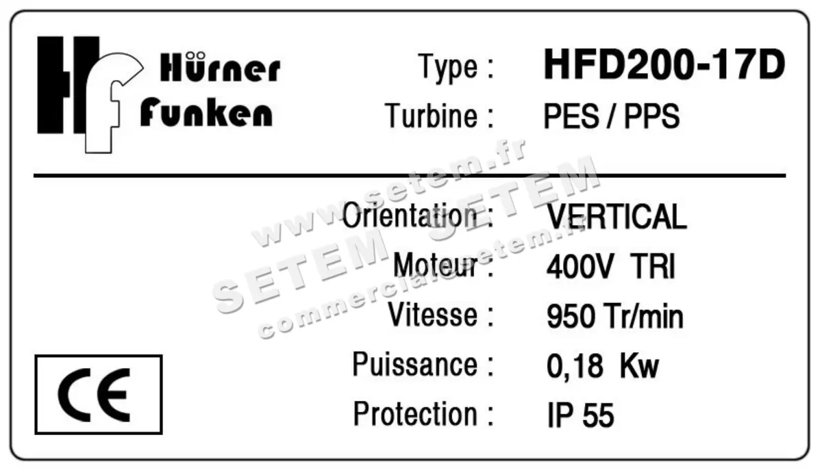 2741001163-TOURELLE HURNER HFD200.17D 3