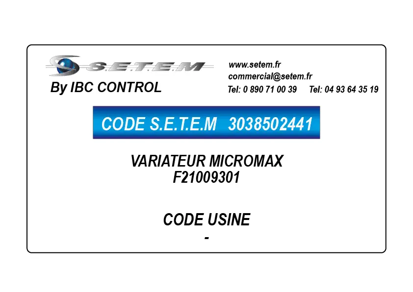 3038502441-VARIATEUR MICROMAX *F21009301* 2