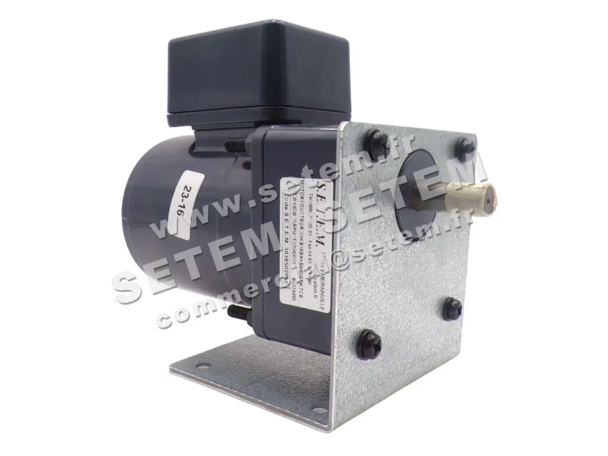 3038502858-MOTOREDUCTEUR IBCCONTROL S9KB18BH+S9I40GTH-TCE(A175) VVX 40W 75RPM *F22040075* 2