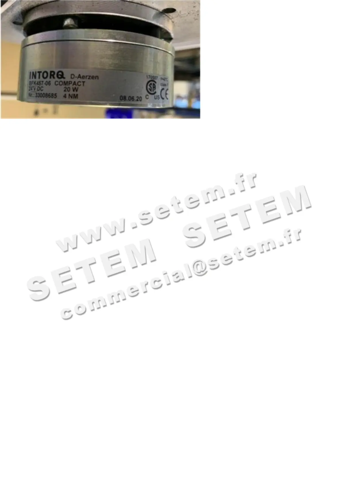 3048001525-FREIN MOTEUR INTORQ BFK457-06 *33008685*