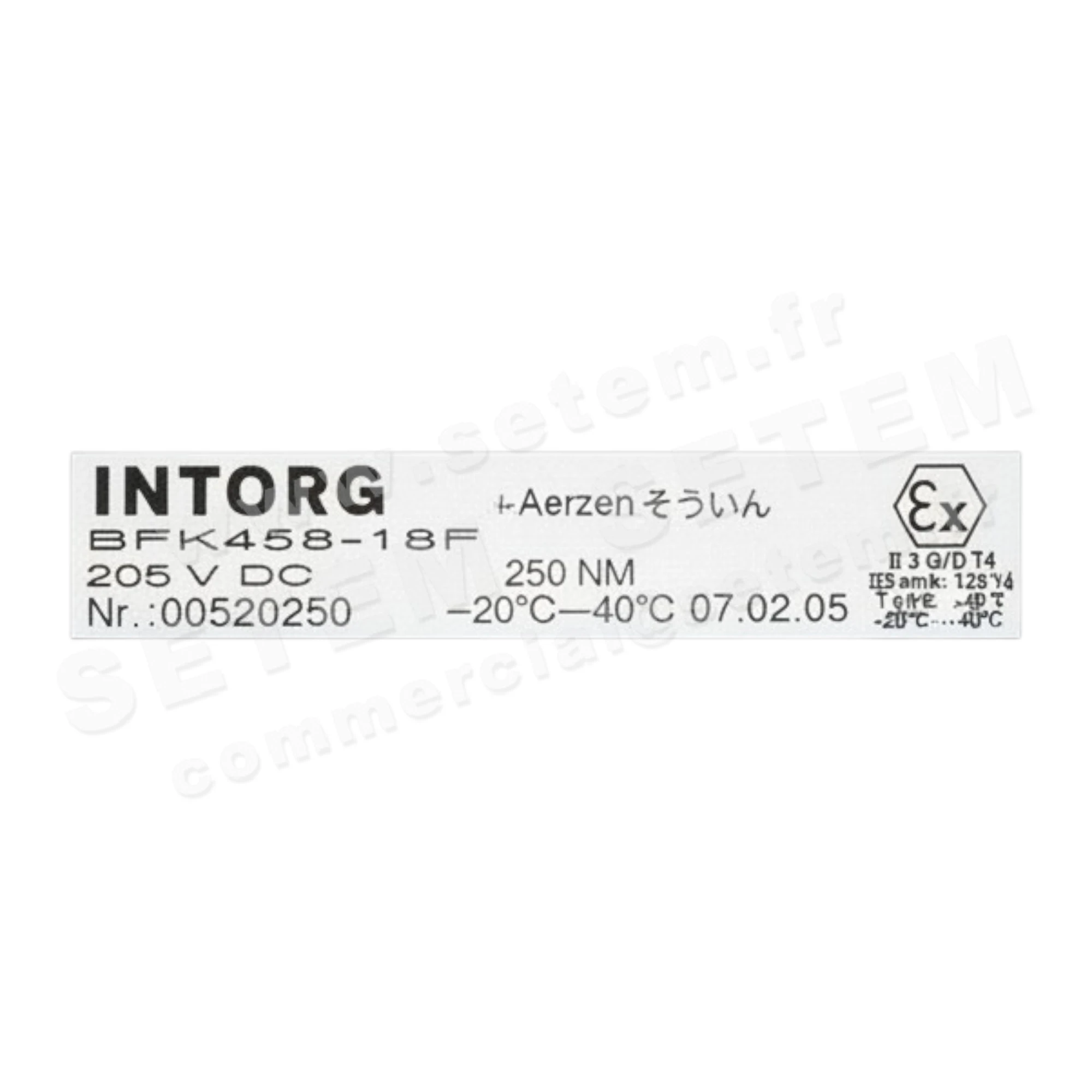 3048005236-FREIN BFK458-18E INTORQ 00520250