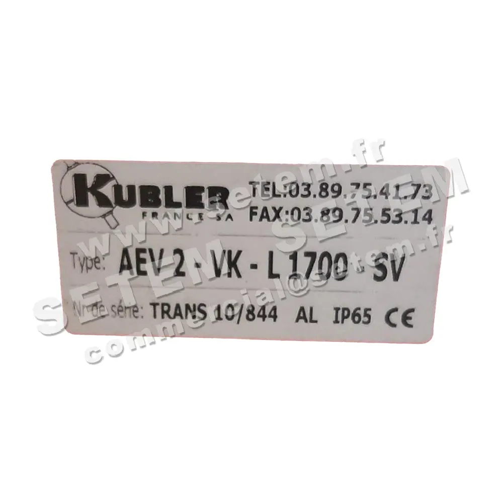 3614009625-TRANSMETTEUR DE NIVEAU KUBLER MAGNETIQUE AEV2-VK-L1700-SV 3