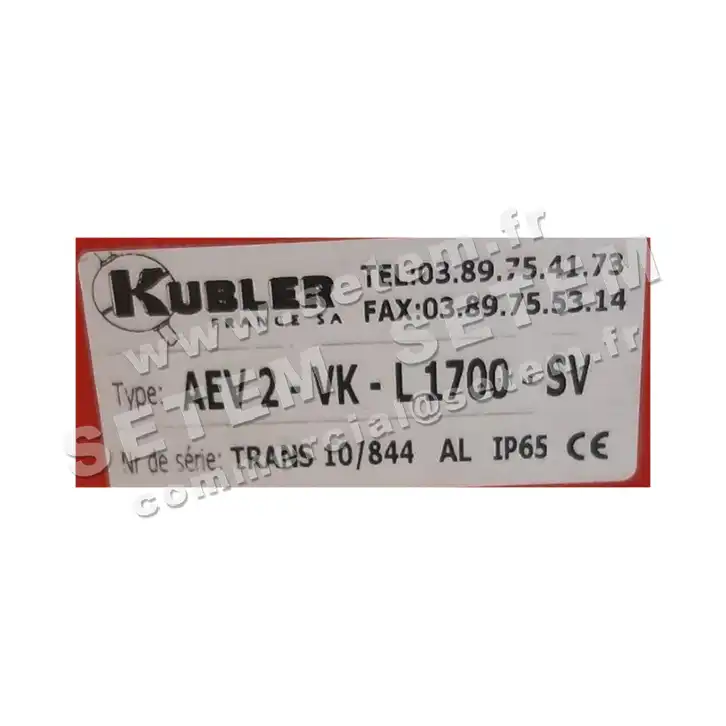 3614009625-TRANSMETTEUR DE NIVEAU KUBLER MAGNETIQUE AEV2-VK-L1700-SV 2