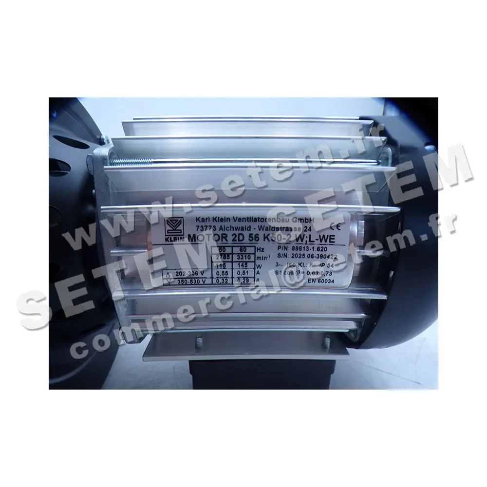 3619000500-VENTILATEUR KARL-KLEIN DNG3-9.8/TS WS LINKS *51716-1.030* 3
