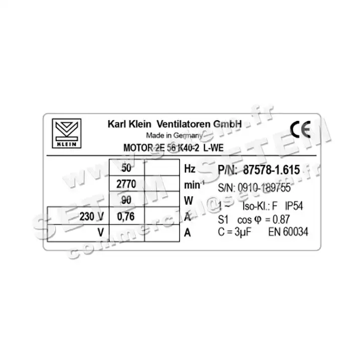 3619003722-MOTEUR KARLKLEIN 2E.56.K40.2LWE 3