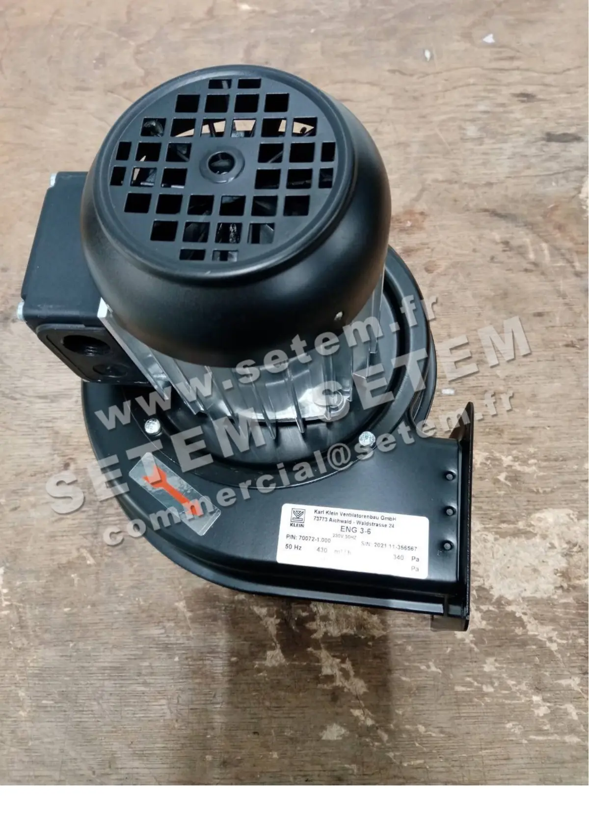 3619008124-VENTILATEUR KARLKLEIN ENG3-6 *70072-1.000*