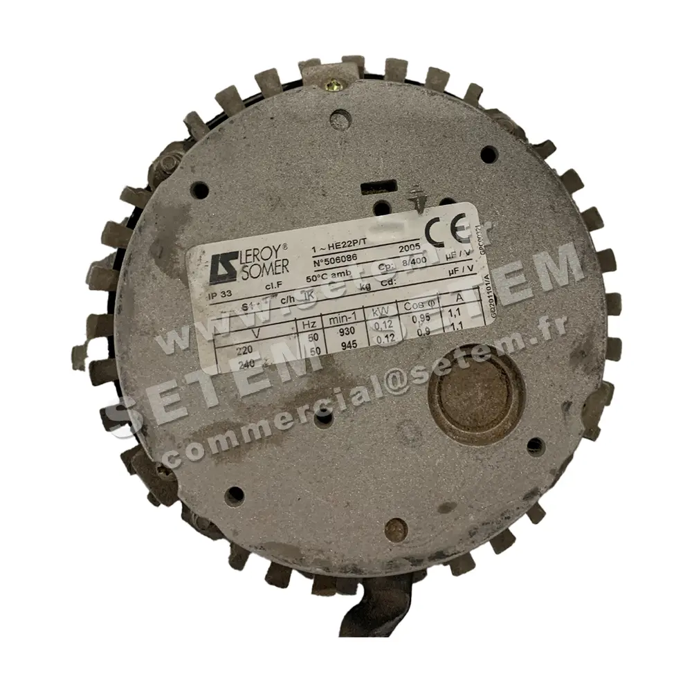 3902000500-MOTEUR LEROYSOMER HE22P/T 0.12KW 6P M230V