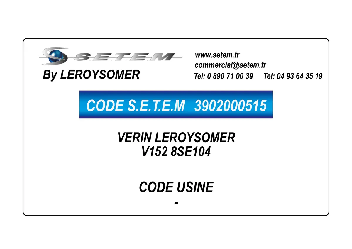 3902000515-VERIN LEROYSOMER V152 8SE104