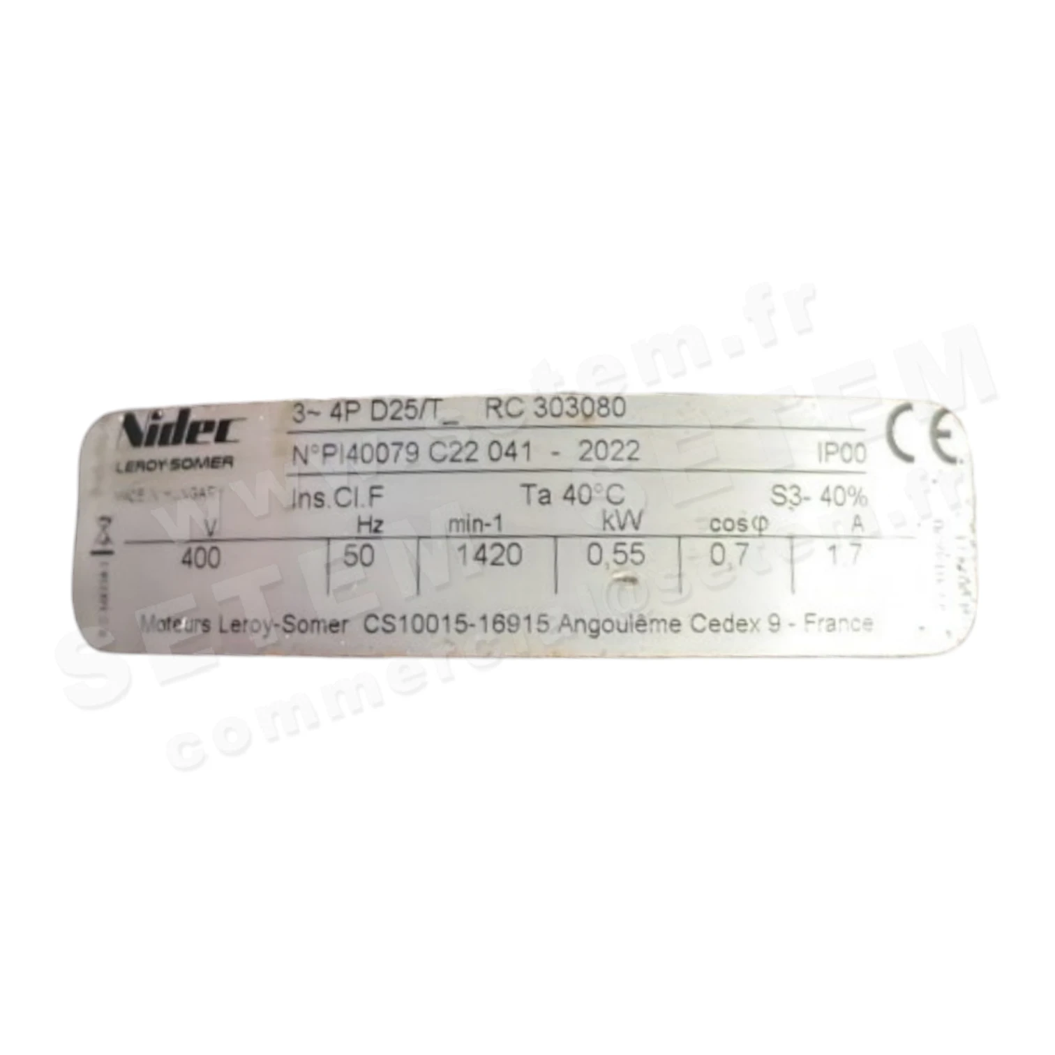 3902006287-MOTEUR LEROYSOMER D25/T RC303080