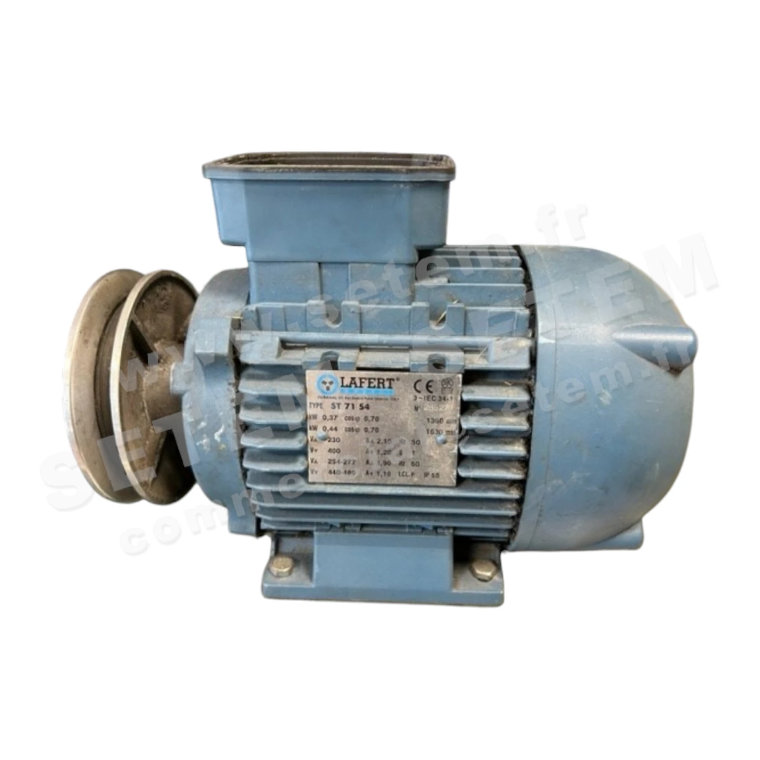 3923101040-MOTEUR LAFERT 0.37KW 4P T230/400V HA71 B3 ST71S4