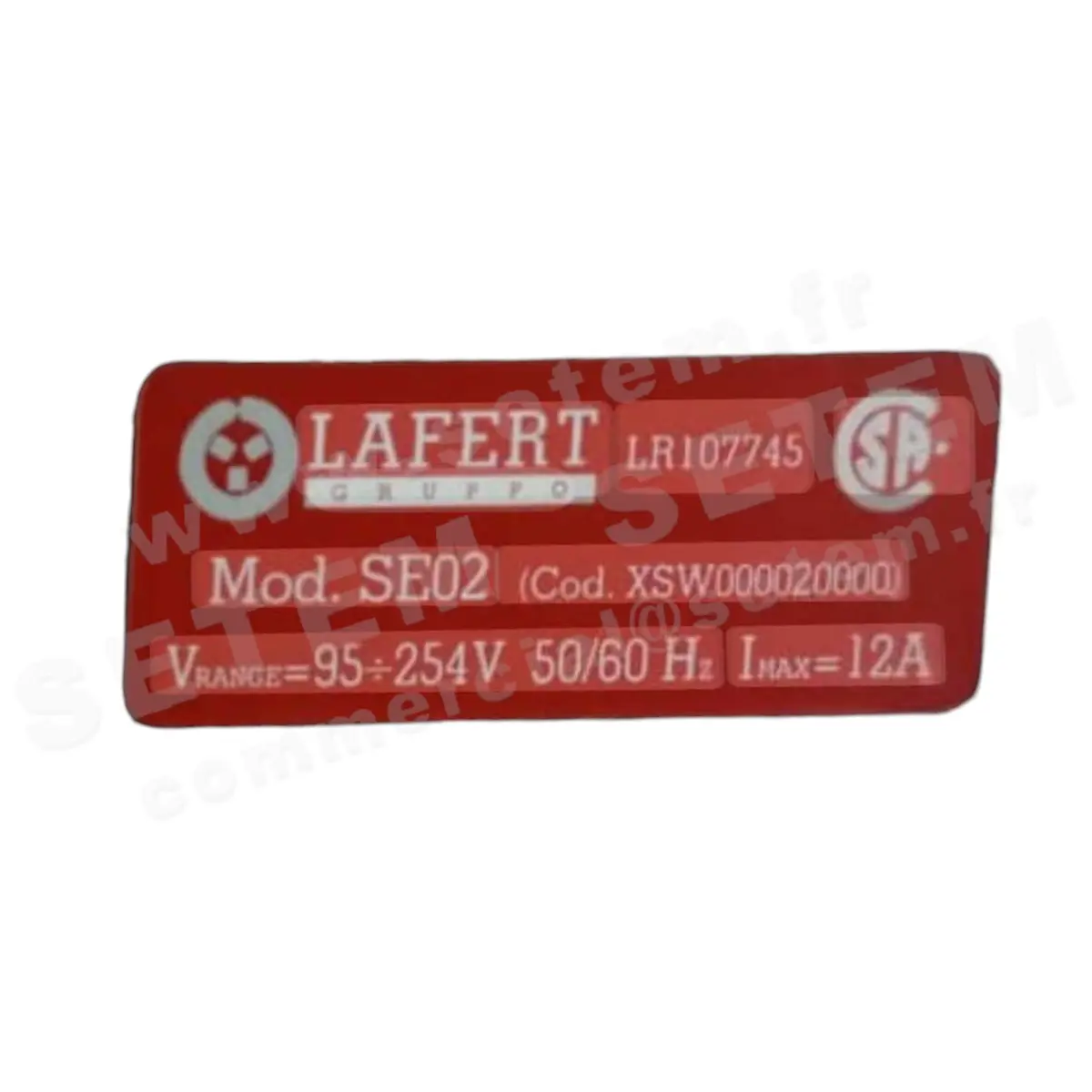 3923109565-RELAIS LAFERT SE02 *XSW000020000*