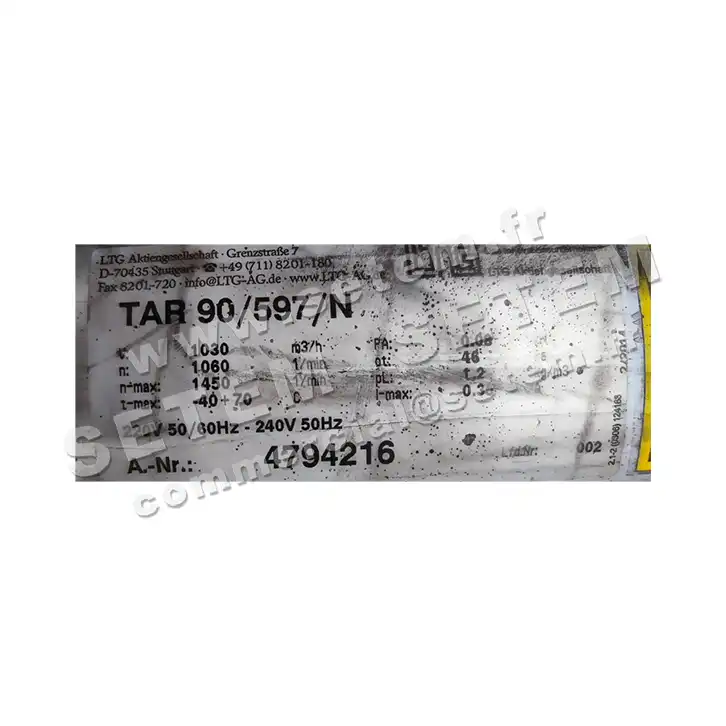 3933000597-VENTILATEUR LTG TAR90/597/N