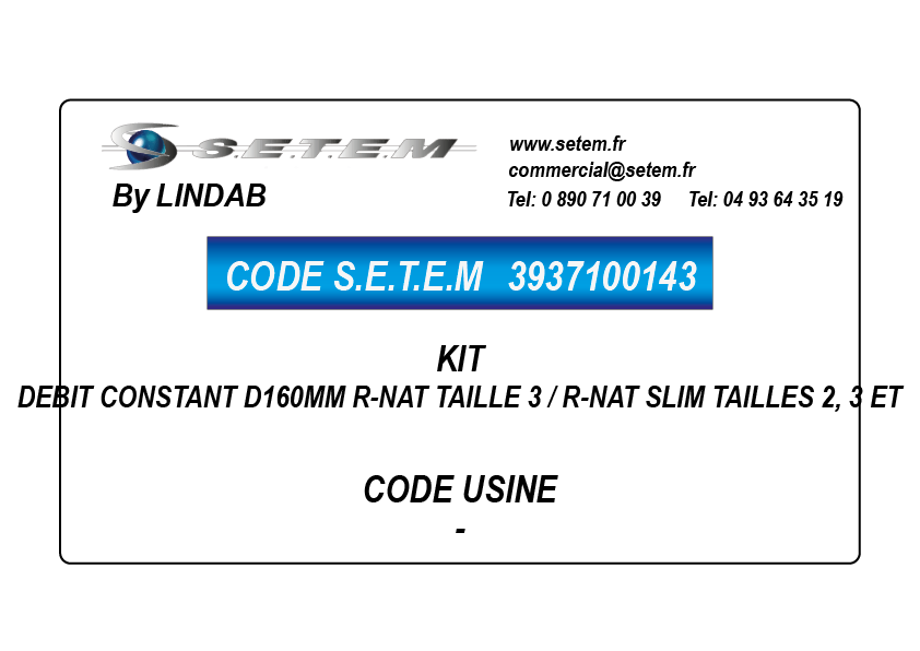 BATTERIE E D125MM POUR R-NAT SLIM TAILLE 1 *557311*