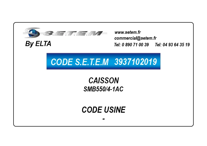 3937102019-CAISSON SMB550/4-1AC