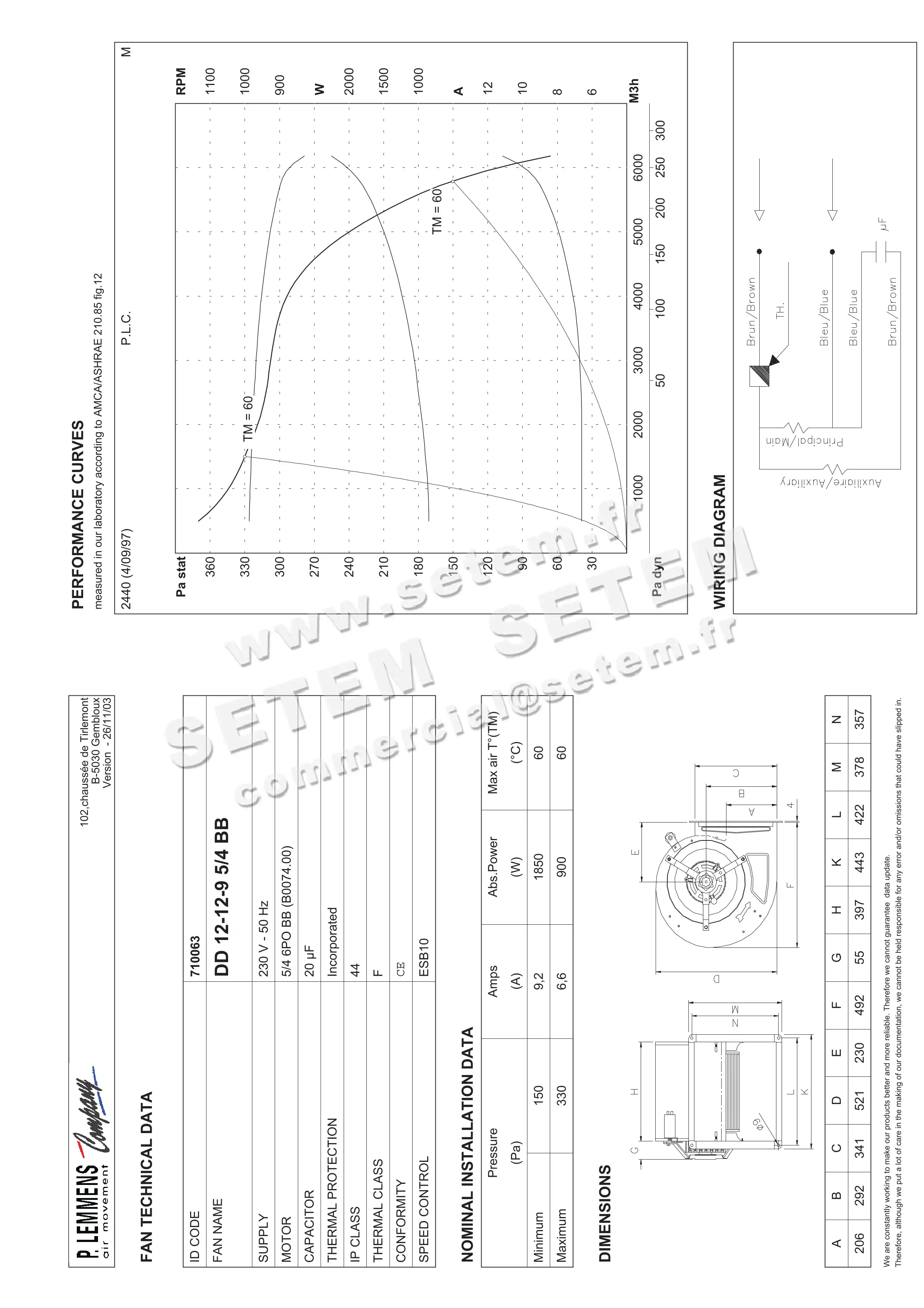 3938000020-VENTILATEUR LEMMENS DD12.12.9.5/4.BB 135008 +BR *710063* 4