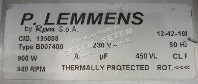 3938000021-VENTILATEUR LEMMENS DD12.12.9.S.5/4.BB *710232* 4