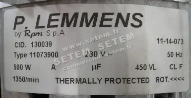 3938000027-VENTILATEUR LEMMENS DP9.7.14.TH.5/8.BB *760008* 4