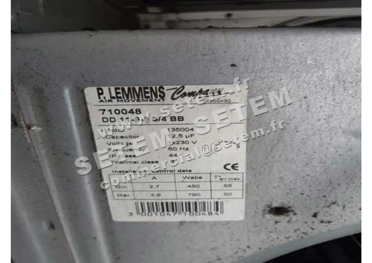 3938000235-VENTILATEUR LEMMENS DD11.9.9.3/4.BB 135004 +BR *710048* 4