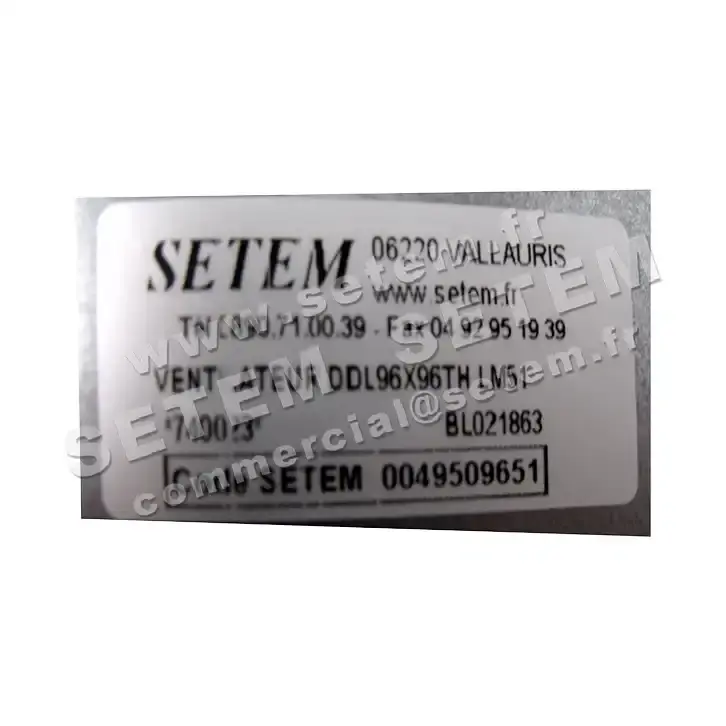 3938000911-VENTILATEUR LEMMENS DDL96.96TH 139005 *740023* 3